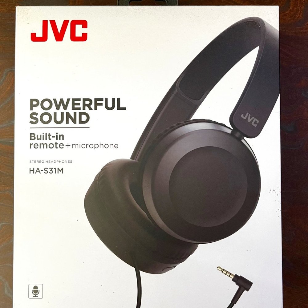 JVC Headphones with Microphone